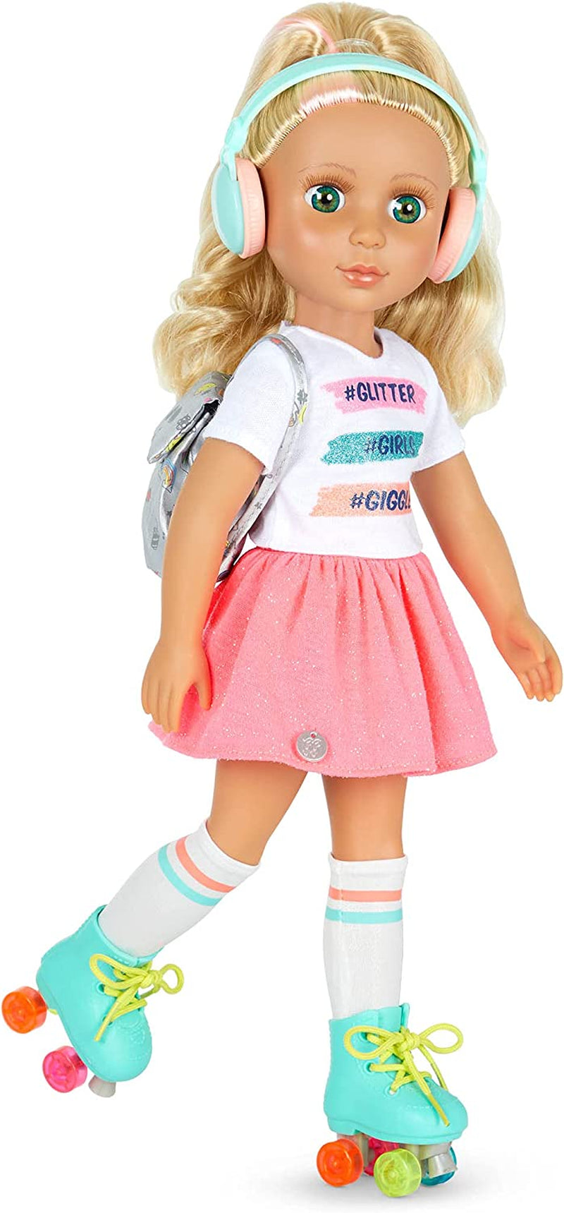 Glitter Girls - Sunnie Dolls - Sunnie Kloubová panenka 36 cm - Blond vlasy a zelené oči - Hračka pro 3 roky a více