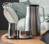 SET MLÉKO A CUKR Alfi vysoce kvalitní leštěná nerezová sada mléka a cukru, elegantní design, vhodné do myčky, odolné