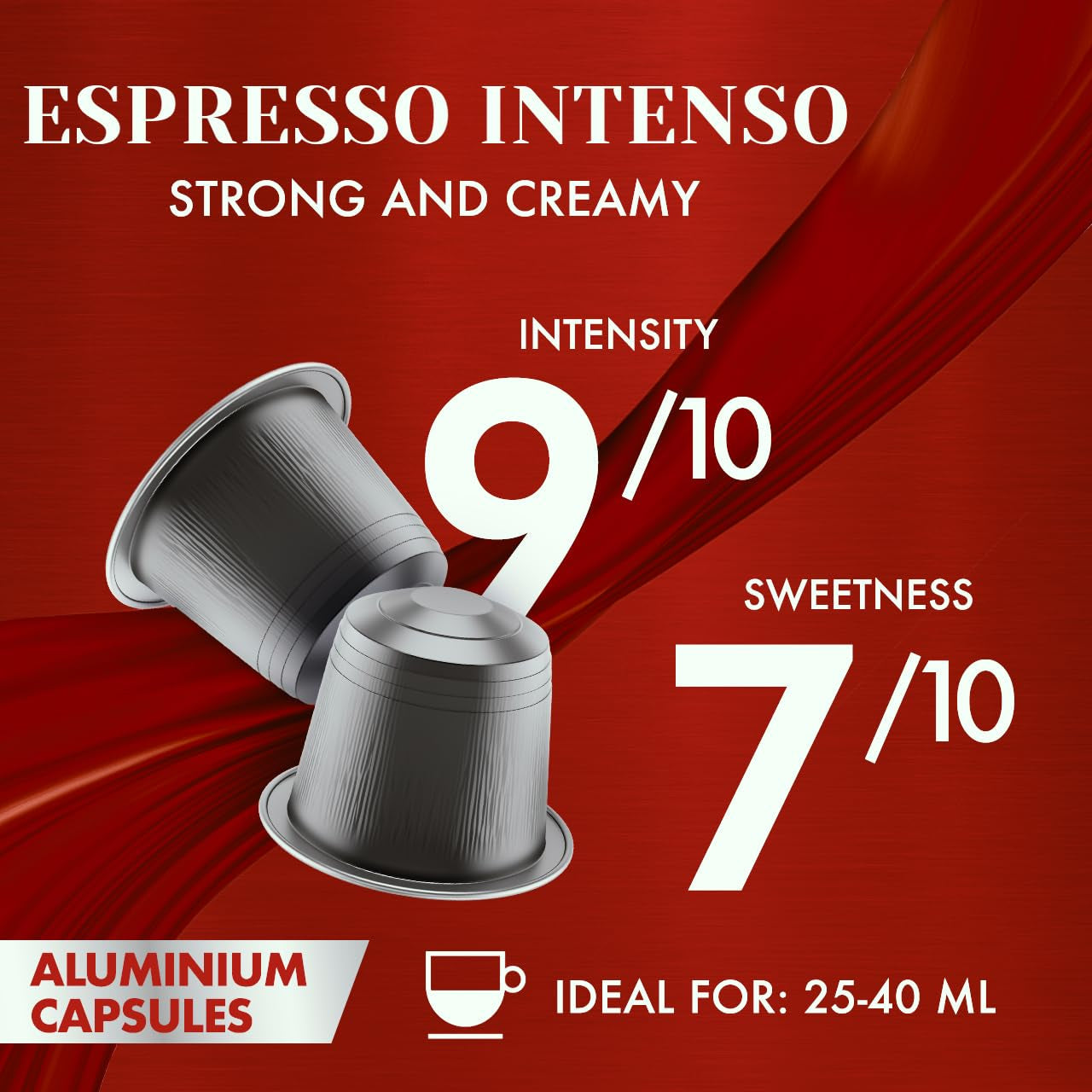 Caffe Borbone Espresso Síla 9/10 Nespresso kompatibilní s 10 kávovými kapslemi