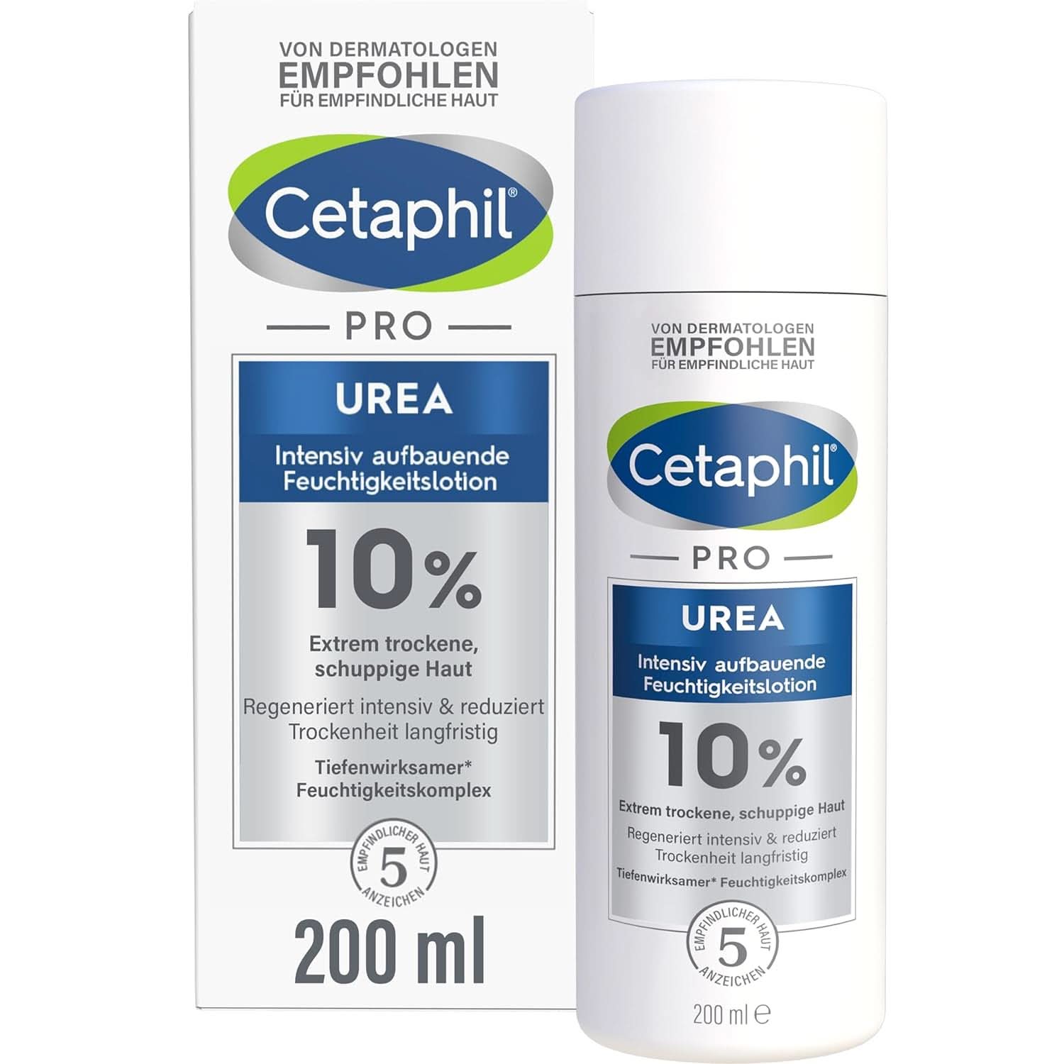 CETAPHIL PRO Urea 10% intenzivní reparační hydratační mléko, 500 ml Kosmetika a kosmetika Naty Shop 200 ml
