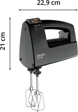 Krups 3Mix 7000 ruční mixér 60 Jahre Special Edition, 500 Watt, Knet- Und Rührhaken Aus Edelstahl, Langes Netzkabel, Zubehörtasche, F6085811, Schwarz/Kupfer Kitchen Naty Shop