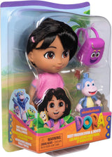 DORA - Best Friend Panenka - velikost 22 cm, s česanými vlásky, brašnou a opičími botami, známá z oblíbeného televizního seriálu, pro děti od 3 let