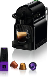 Nespresso kapslový espresso kávovar De'Longhi EN 80.B Inissia, vysokotlaká pumpa a funkce úspory energie, automatické vypnutí po 9 minutách, objem šálku na espresso a lungo, nádržka na vodu 0,7 l, černá