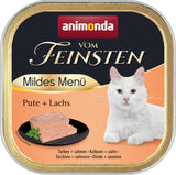 animonda vom Feinsten Mild Menu Mild Variety (32 x 100 g), vlhké krmivo pro kočky bez obilovin, bez cukru, lehce stravitelné krmivo s krůtím masem