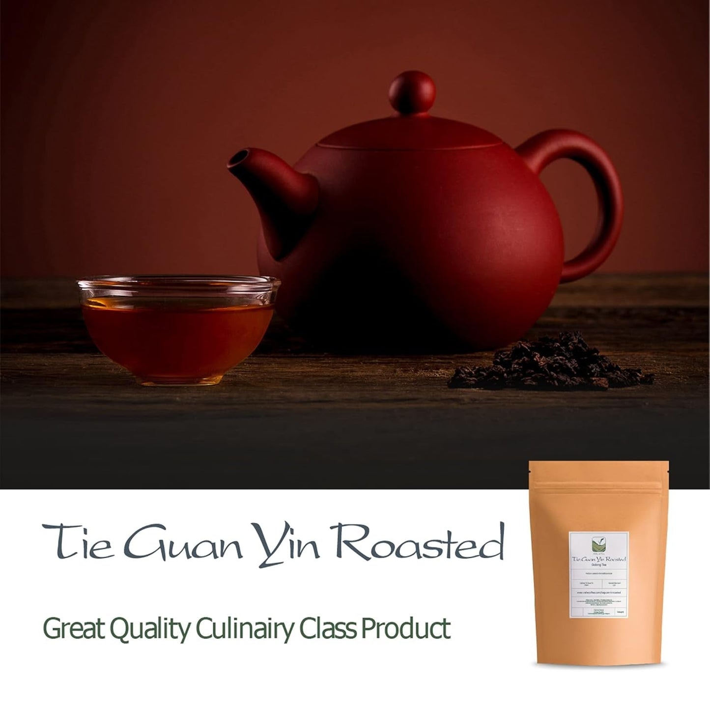 Tie Guan Yin Oolong čaj - pražený modrý čaj Ti Kuan Yin Čína - čínský Wu Long čaj Tieguanyin - modrý čaj Olongh čaj Olongo čaj