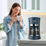Ufesa CG7114 Capriccio kávovar filtrační, 6 šálků, 600W, karafa 0,6L, systém proti odkapávání, automatické vypínání, modrá