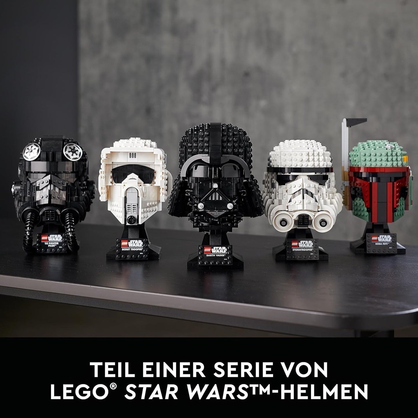 LEGO Star Wars Stavebnice Darth Vader Helma pro dospělé, Nápad na dárek pro muže, ženy, on nebo ji, Sbírka modelu ke sestavení a vystavení 75304 Stavebnice Besuche den LEGO-Store