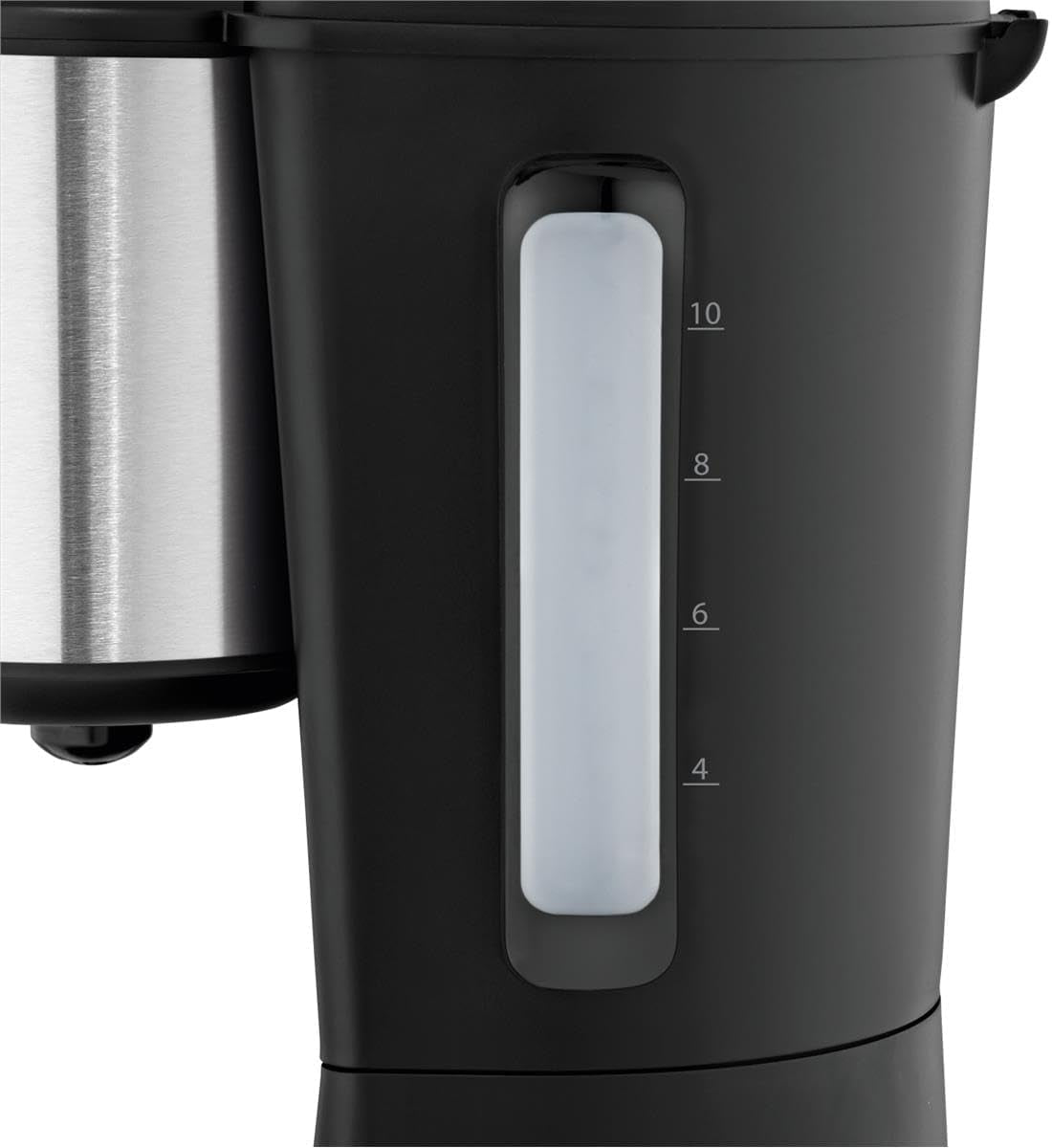 Espresso WMF Bueno se skleněnou karafou, filtrovaná káva, 10 šálků, tlačítko zapnutí/vypnutí, systém proti odkapávání, oscilační filtr, automatické zastavení, topná deska, 1000W