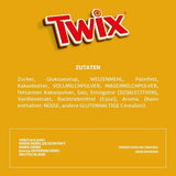 Twix bílé čokoládové tyčinky; karamel, sušenky, bílá čokoláda; více balení čokolády; 5 tyčinek (5 x 46 g)