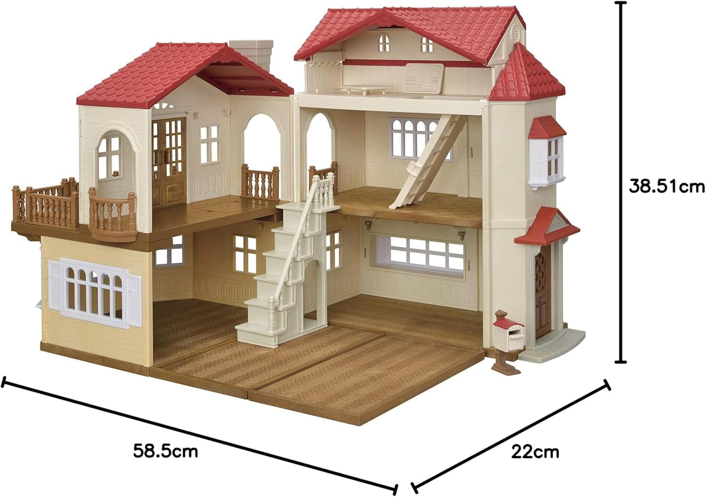 Městský dům Sylvanian Families 5716 s podkrovním pokojem