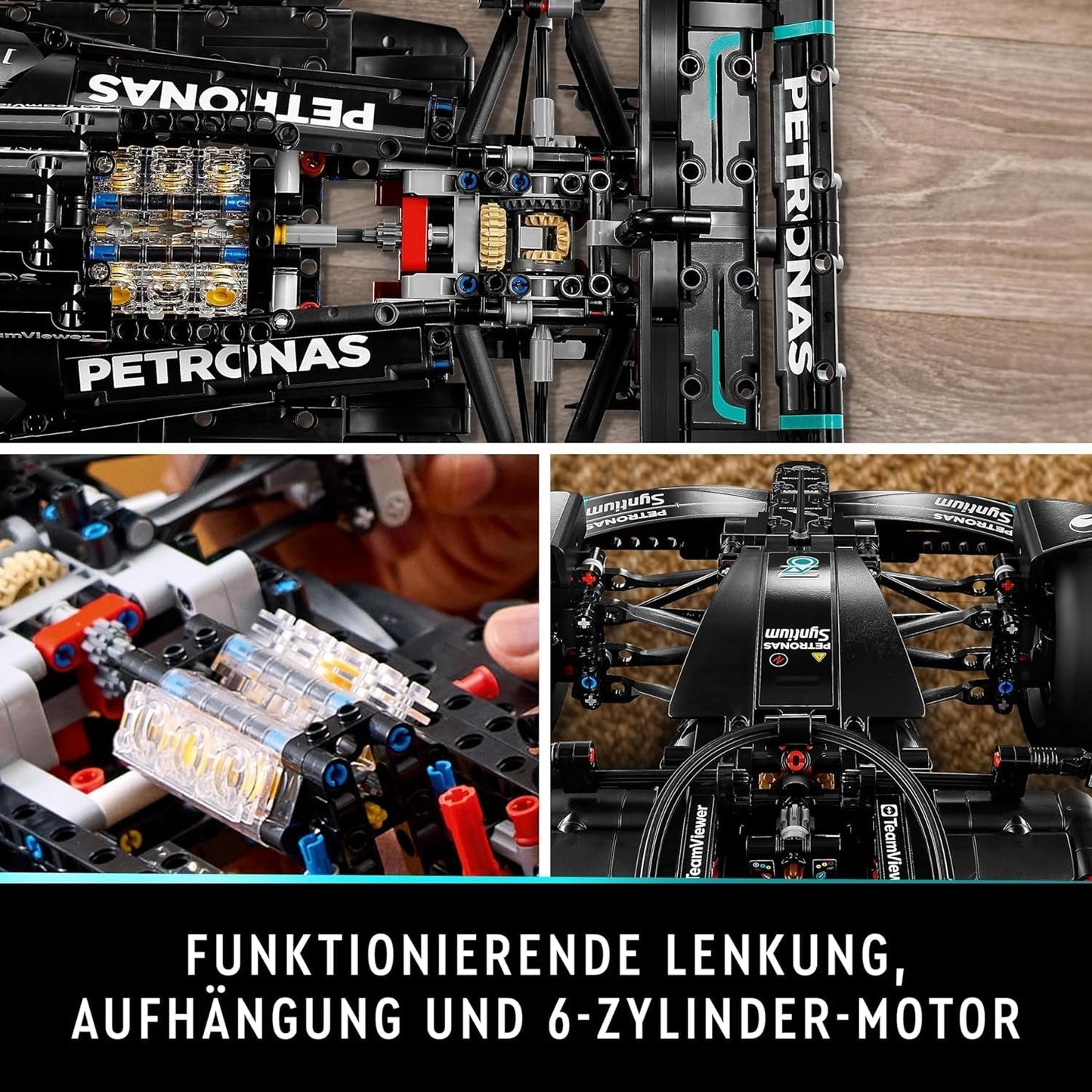 LEGO Technic Mercedes-Amg F1 W14 E Performance Set pro dospělé, Model závodního auta, Sběratelské předměty pro domácnost nebo kancelář, Dárky pro Formuli 1 pro muže, ženy 42171 Stavebnice Besuche den LEGO-Store
