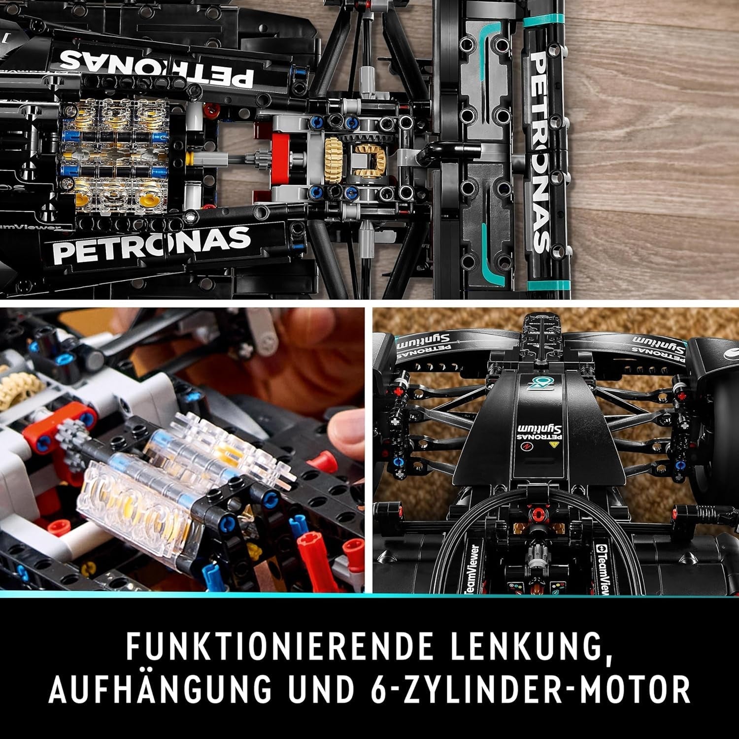 LEGO Technic Mercedes-Amg F1 W14 E Performance Set pro dospělé, Model závodního auta, Sběratelské předměty pro domácnost nebo kancelář, Dárky pro Formuli 1 pro muže, ženy 42171 Stavebnice Besuche den LEGO-Store