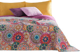 Decoking 12222 Přehoz přes postel 200X220 Cm Růžová Fialová Bílá Antracitová Přehoz Oboustranná Barevná Růžová Bílá Fialová Prošívaná Bibi Postele a přikrývky Besuche den DecoKing-Store Fialová Bílá 200X220
