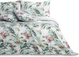 Ameliahome Přehoz přes postel Přehoz na postel 260X280 Cm Dvě strany Snadná údržba Prošívání Rostlinný vzor Ptačí vzor Vícebarevný Kingfisher Postele a přikrývky Besuche den AmeliaHome-Store Kingfisher 260 X 280