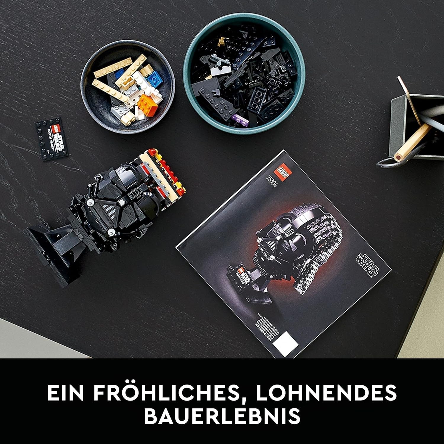 LEGO Star Wars Stavebnice Darth Vader Helma pro dospělé, Nápad na dárek pro muže, ženy, on nebo ji, Sbírka modelu ke sestavení a vystavení 75304 Stavebnice Besuche den LEGO-Store
