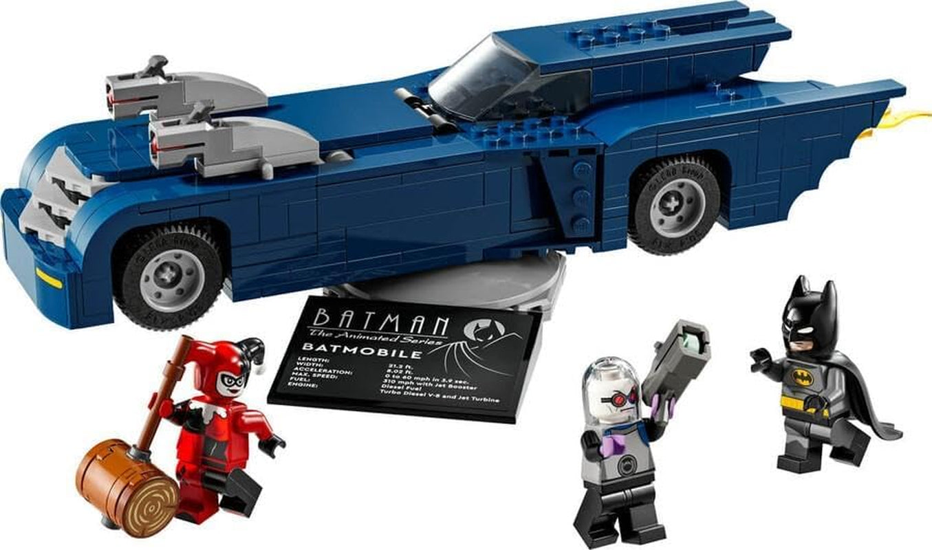LEGO DC Batman: Batman v Batmobilu vs. Harley Quinn a Mr Freeze Kreslené autíčko pro děti Dárek pro chlapce a dívky 8 let 76274 Stavebnice Besuche den LEGO-Store