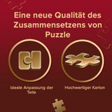 Trefl Premium plus Quality - Puzzle Tea Time: Houses Stoney Lane - 1000 dílků, Série nostalgických malovaných obrázků, Ideální sladění dílků, Pro dospělé a děti od 12 let Puzzle Naty Shop