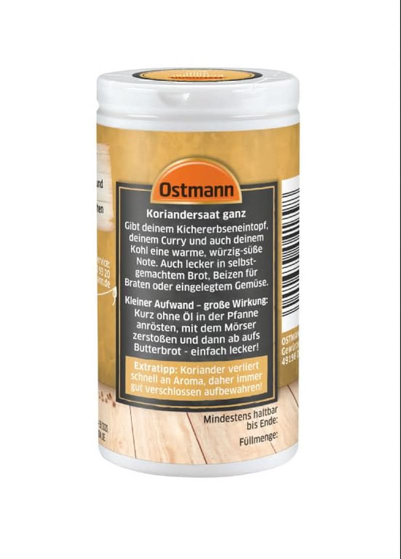 Celá semínka koriandru (design balení se může lišit) Naty Shop Spices