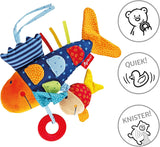 SIGIKID 40104 Active fish Baby Activity PlayQ Hračka pro děti dívky a chlapce doporučeno od 3 měsíců vícebarevné Baby Toys Naty Shop