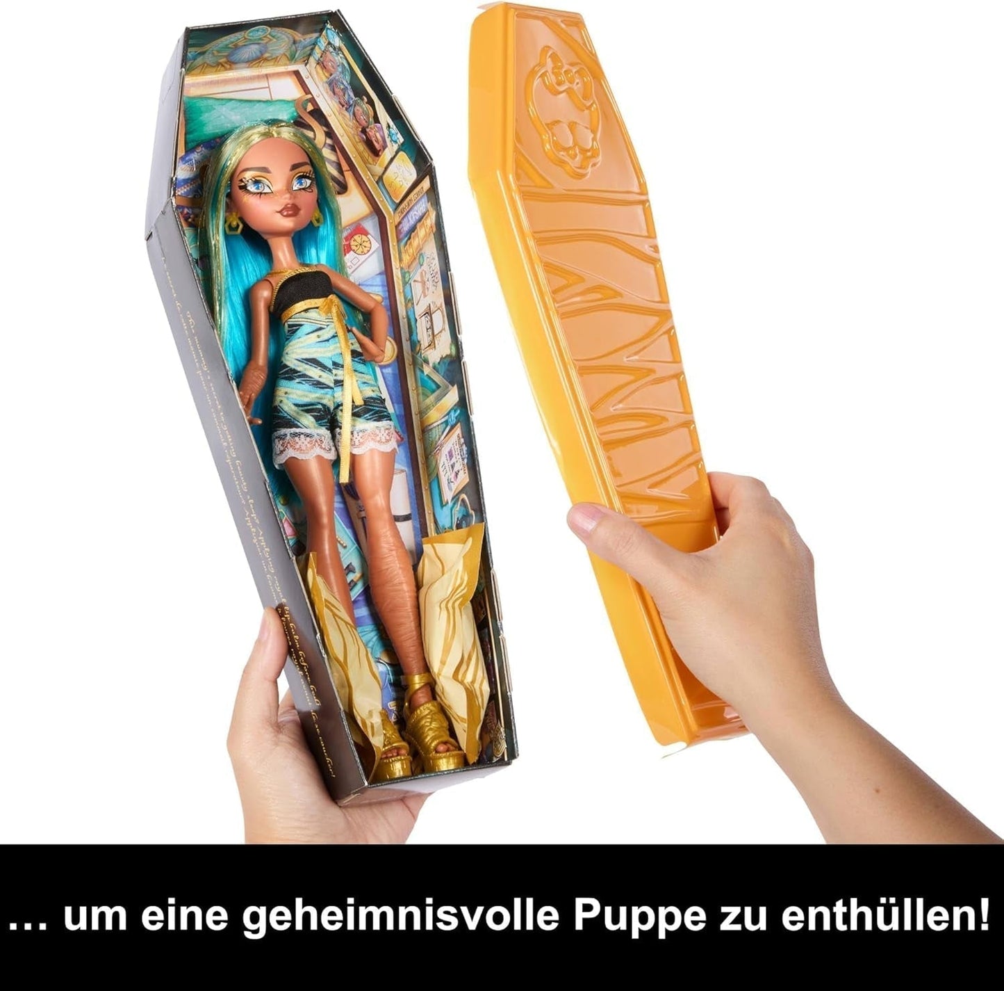 Panenky Monster High Buried Secrets a doplňky Cozy Creepover Theme s Mystery Doll a 5 Unravelable Surprises (obrázky se mohou lišit), HYV64 Naty Shop Dolls