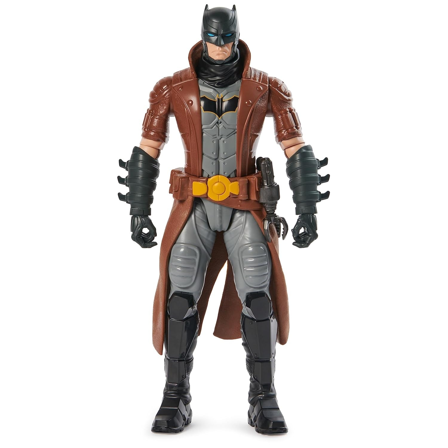 DC Comics Batman akční figurka 30 cm vysoká, plně pohyblivá pro vzrušující dobrodružství a akční kaskadérské kousky Hračka pro děti od 3 let Akční figurky Naty Shop Black M