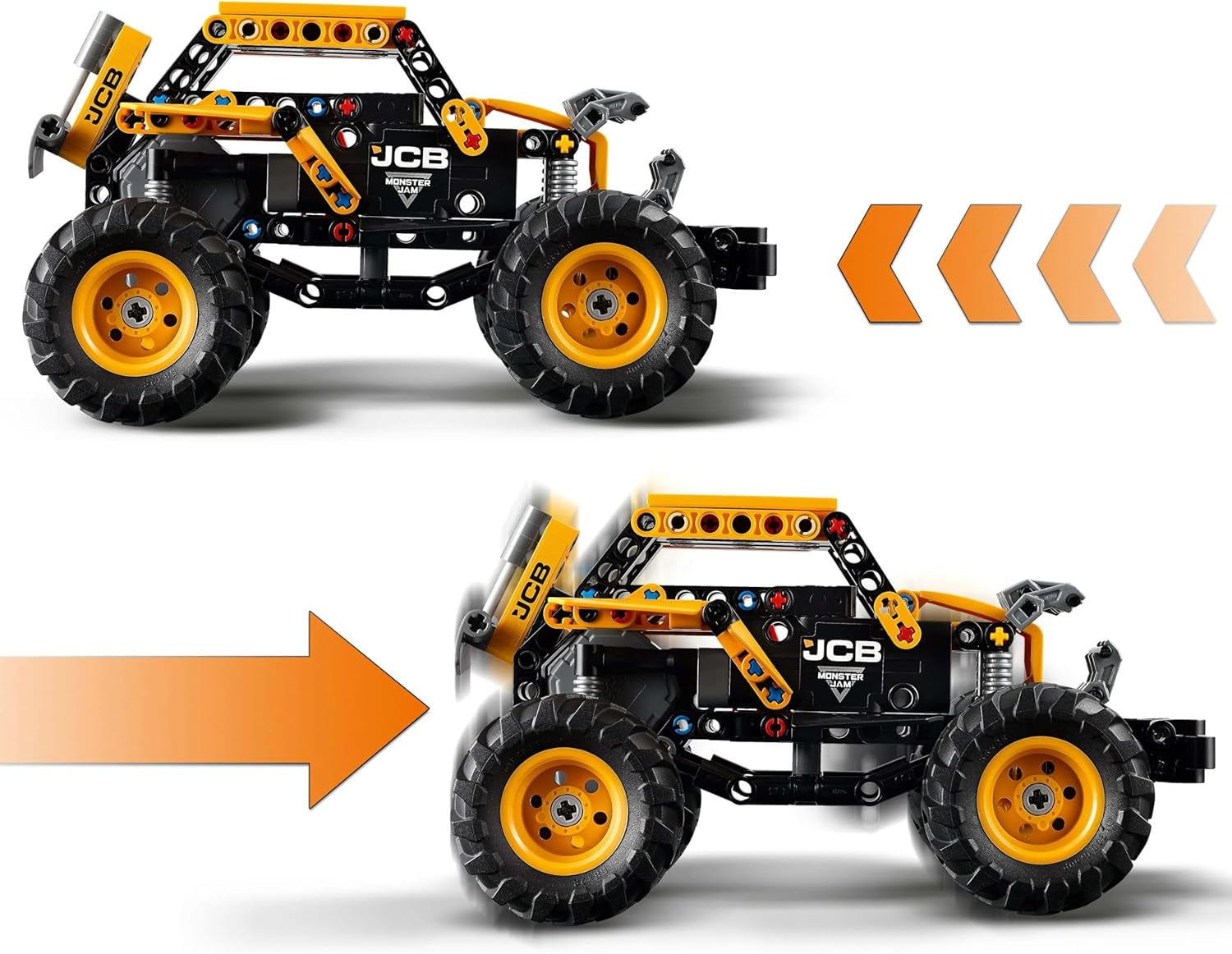 LEGO Technic Monster Jam Digatron, stavebnice Monster Truck pro děti, stavebnice pro děti, chlapce a dívky od 7 let, nápady na dárky pro fanoušky Monster Trucks a Motorsportu 42199 Stavebnice Besuche den LEGO-Store