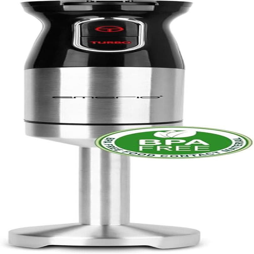 Emerio HB-111446 Stojanová baterie, TESTSIEGER Cena/Leistung, Gummierter Rutschfester Griff, Edelstahl, Bpa-Frei, Schwarz, 250W Kuchyně Naty Shop 1000W