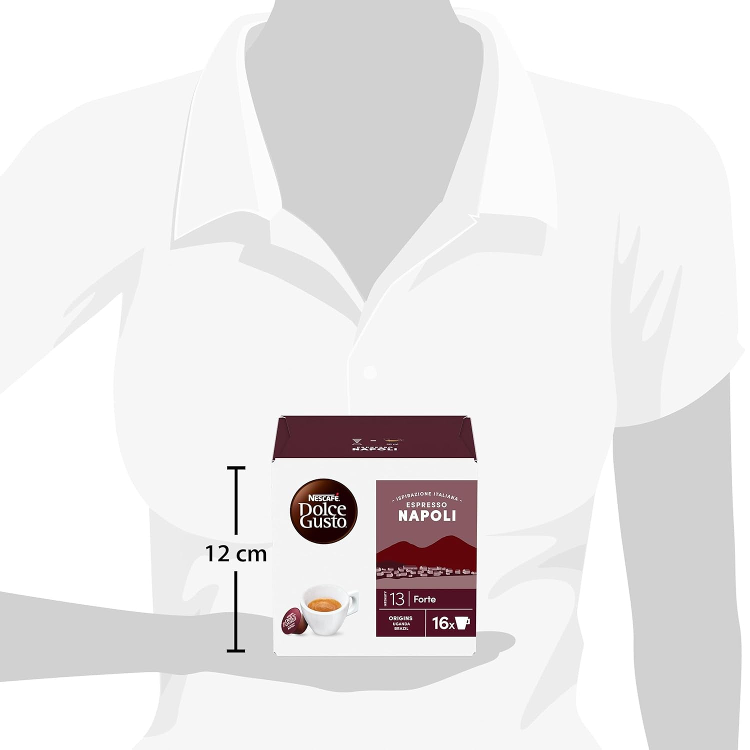 NESCAFÉ DOLCE GUSTO Inspirazione Italiana Espresso Napoli Kaffeekapseln 3er Pack (3 x 16 kapslí)