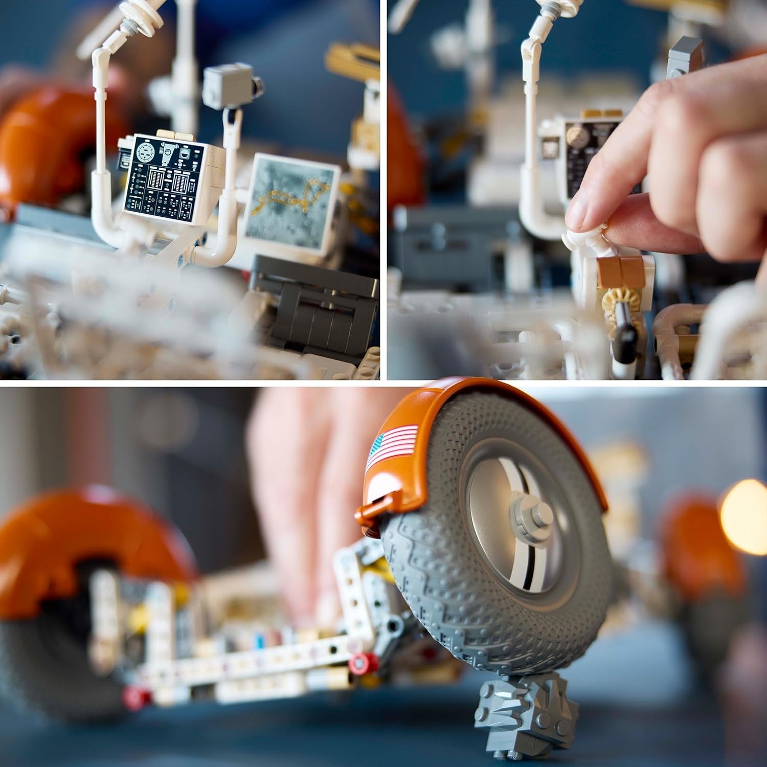 LEGO Technic NASA Apollo Lunar Roving Vehicle (LRV), Lunar Rover Model pro dospělé, Vesmírný sběratelský sběratel pro vědecké nadšence, Stavebnice, Model vesmírného vozidla 42182 Stavebnice Besuche den LEGO-Store