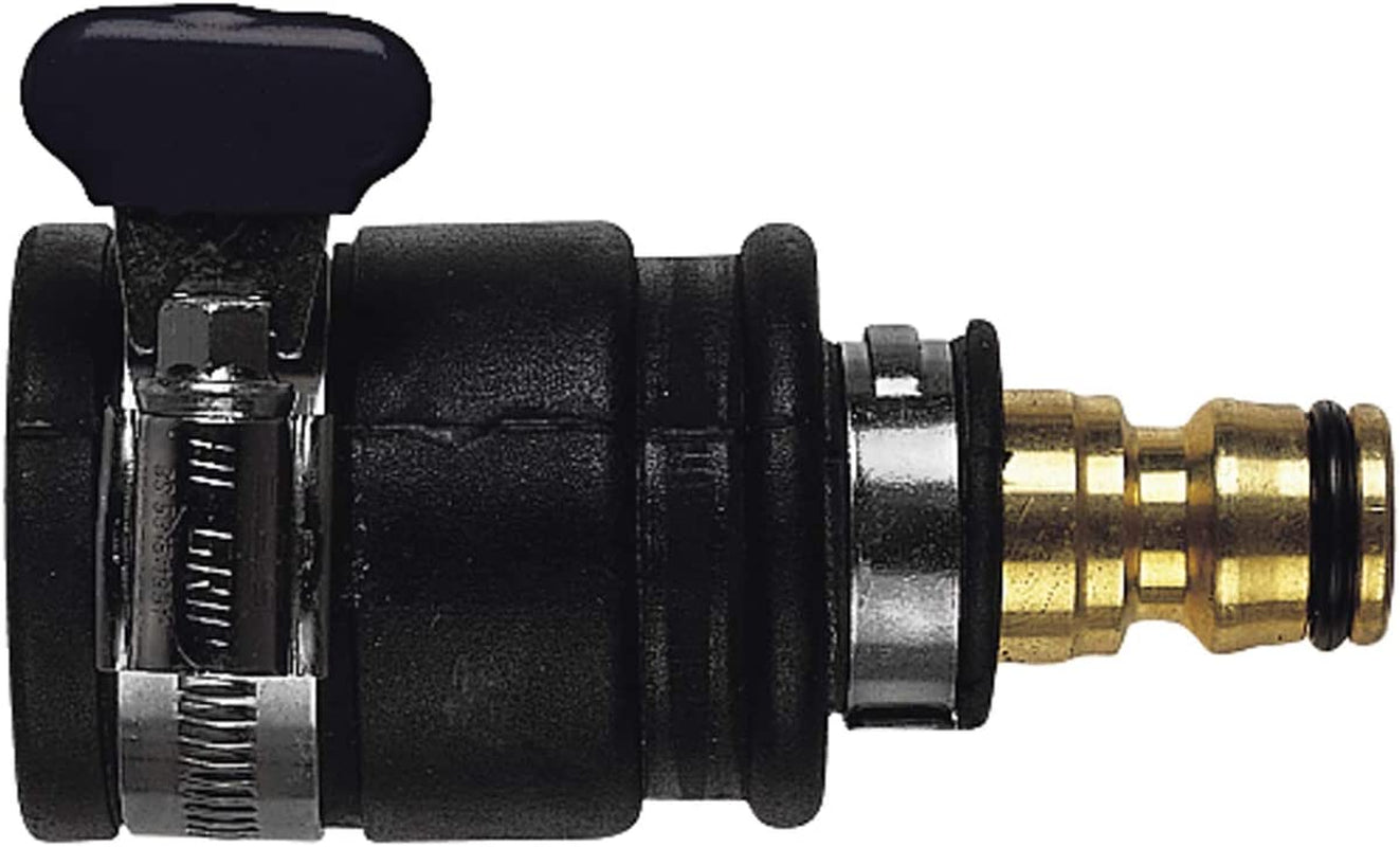 Push-fit konektor pro kohoutek | Průměr 20-30 mm | Masivní mosaz | Bezpečné a odolné | Bezpečné upevnění | Robustní a odolný proti korozi, černá/stříbrná/zlatá