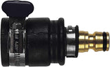 Push-fit konektor pro kohoutek | Průměr 20-30 mm | Masivní mosaz | Bezpečné a odolné | Bezpečné upevnění | Robustní a odolný proti korozi, černá/stříbrná/zlatá