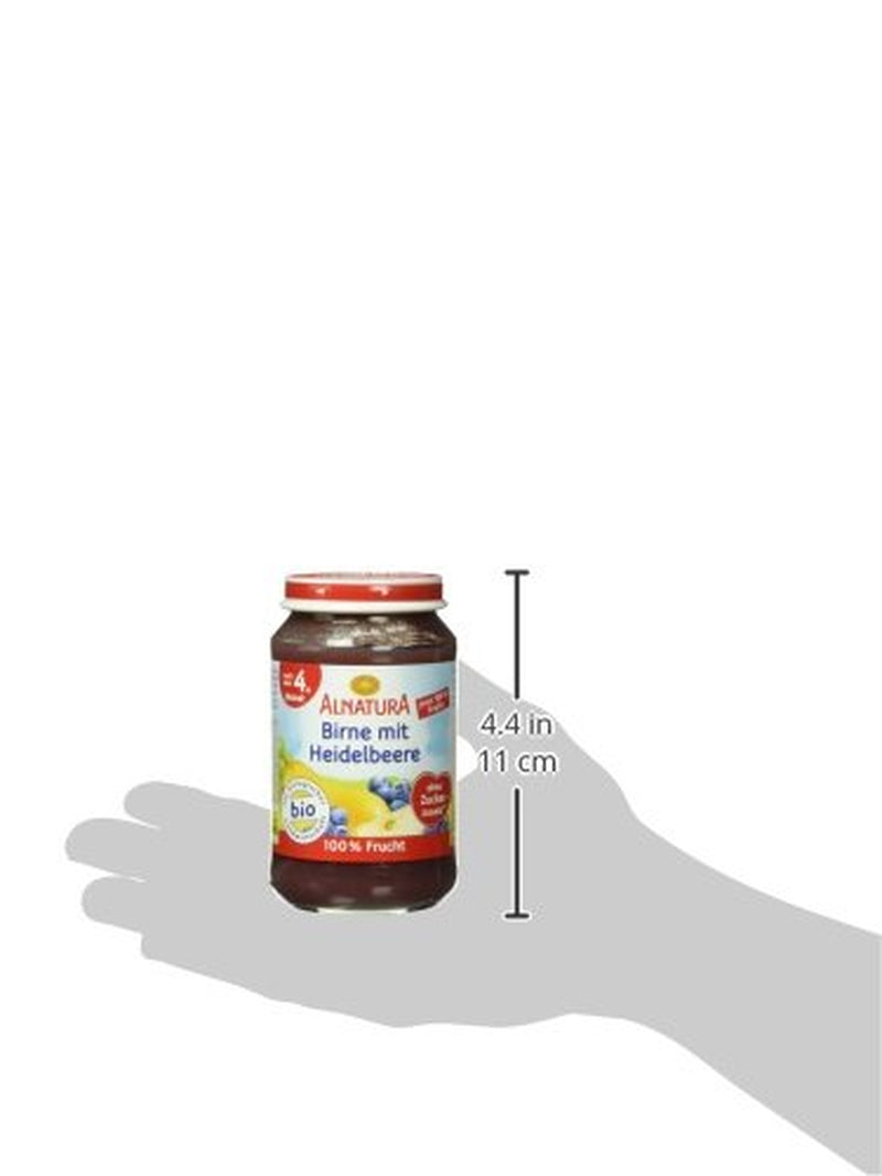 Bio hruška s borůvkami, po 4 měsících, 190g