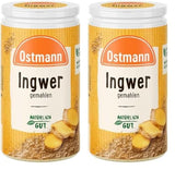 Ostmann Gewürze - Ingwer gemahlen | Nachfüllbare & recyklovatelné balení | 30 g in der Streudose