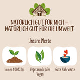 Neslazená kaše z fíků a malin Allos | Kaše bez cukru | Bio müsli | Müsli s ovocem | Ovesné vločky | Kaše k snídani | Cereálie k snídani | Vegan | Balení po 6 kusech (6 x 500 g)