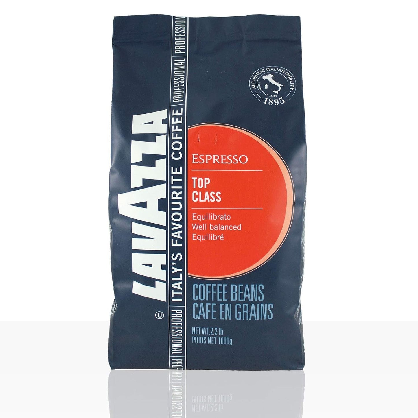 Lavazza Espresso Špičková káva Gran Gusto, celá zrna, balení 6, 6 x 1000 g