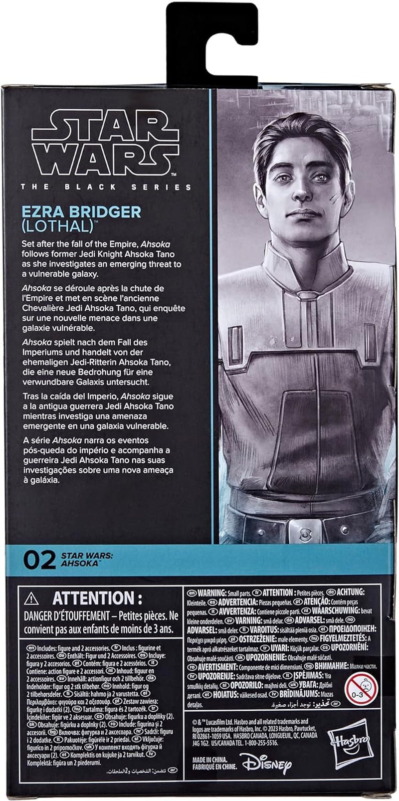 Černá série Star Wars Ezra Bridger (Lothal), Ahsoka akční figurka (15 cm) Akční figurky Naty Shop