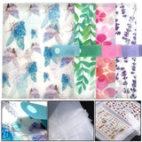 144 slotů Nálepka na zdobení nehtů Úložná kniha Blätter Samolepka na nehty Sammelalbum Samolepka na nehty Leerer Displayhalter Binder Buch Kunststoff DIY Nail Art Design Tools Für Nail Art Sticker