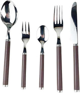 Příbor Villeroy And Boch Play Chocolate Brown, až pro 6 osob, 30 kusů, nerezová ocel, hnědá plastová rukojeť Kitchen Naty Shop