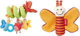 SIGIKID 42249 Aktivní spirálový motýl Baby Activity On Tour dívkám doporučená hračka od narození Vícebarevné hračky Bebe Naty Shop Balíček s hračkou pro miminko 41181 Vícebarevná