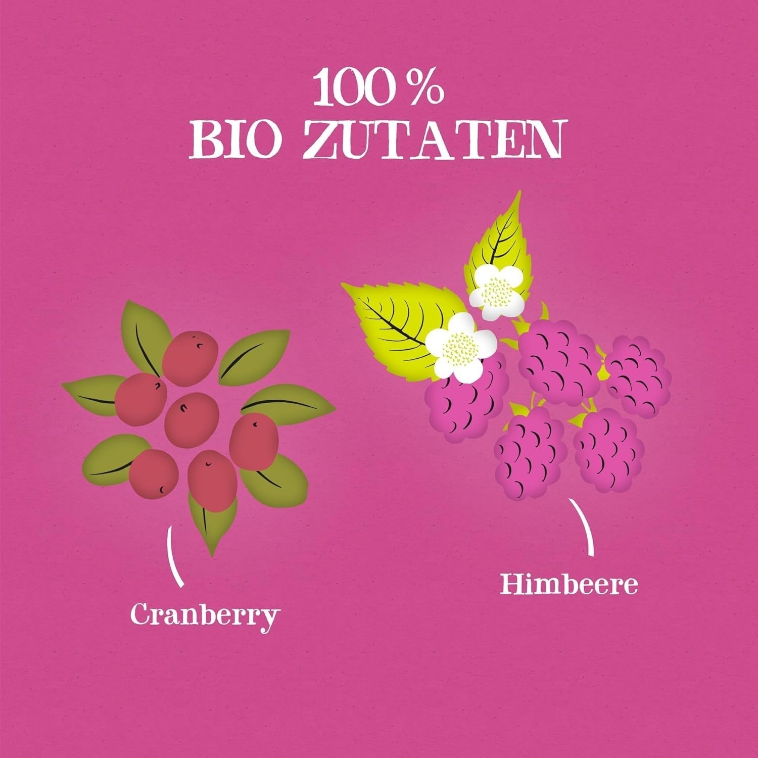 4Er Pack CUPPER Organický ovocný čaj "Cranberry & Raspberry Infusion", 4X20 nebílé čajové sáčky, bio, fair trade