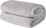Brentford's Ultra Soft Fleece přehoz, stříbrnošedá, velký dvoulůžkový - 150 X 200 cm Postele a přikrývky Beuche den Brentfords-Store Stříbrně šedá 150 X 200 cm