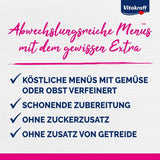 Vitakraft Poésie Création, mokré krmivo pro kočky, mokré krmivo pro kočky v omáčce, s krůtou v sýrové omáčce, multipack, bez přidaného cukru nebo obilovin (15 x 85 g)