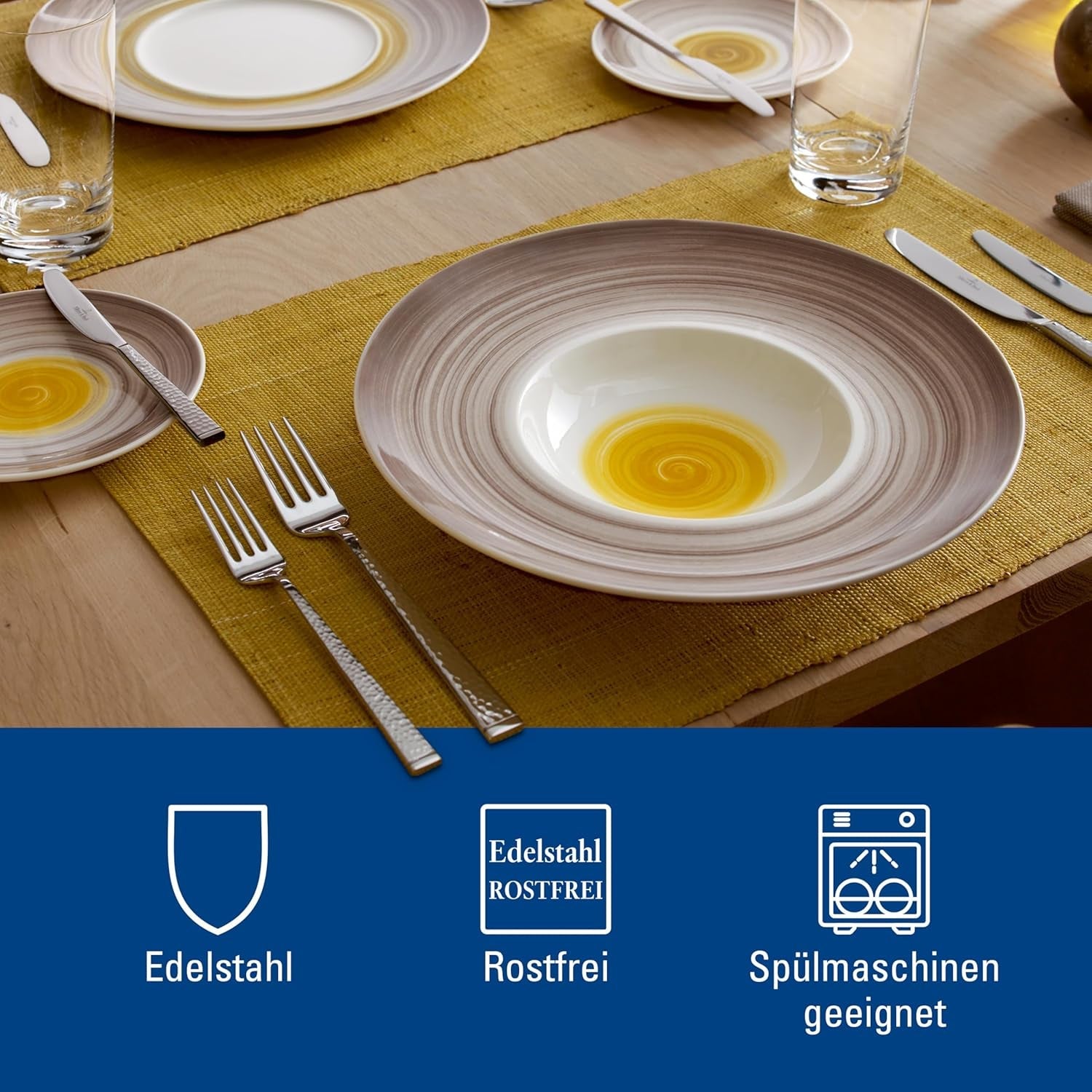 Sada příborů Villeroy & Boch Blacksmith až pro 6 osob, 24 kusů, nerezová ocel