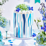 FunCakes Baby Blue Rolled Fondant: Snadné použití, hladký, pružný, měkký a poddajný, ideální pro zdobení dortů, halal, košer a bez lepku. 1 kg cukrové pasty Naty Shop