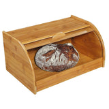 54118 Koš na chleba, bambus 40 x 26 x 20 cm, hnědý, 40.x 27,5 x x 21,5 cm Dózy na potraviny Naty Shop