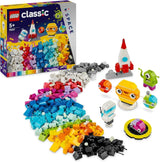 LEGO Classic Creative Space Planets Model stavby sluneční soustavy Pro děti Vesmírná hračka Raketa Vesmírná loď Planety a mimozemšťané Dárek pro 5leté chlapce a dívky 11037 Stavebnice Besuche den LEGO-Store Single