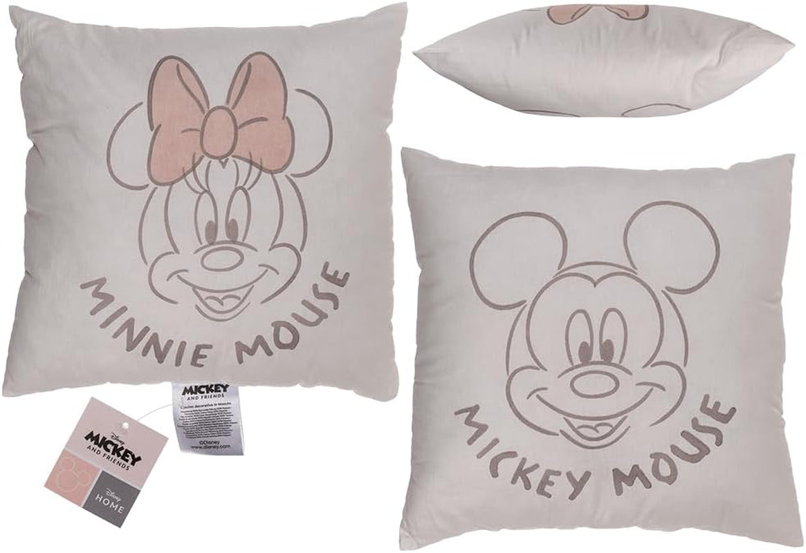 Dekorační polštář Out of the Blue, Disney, Minnie & Mickey 40 X 40 cm, potah: 100% bavlna, výplň: 100% polyester Standardní polštáře Naty Shop Výchozí název