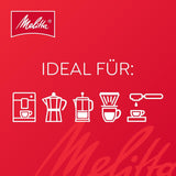 Melitta BellaCrema BIO celá kávová zrna, nemletá, kávová zrna pro automatické kávovary, lehce pražená, pražená v Německu, síla 3, 750 g