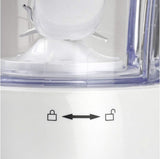 Girmi FR46 Elektrischer Mixer, 1,5 litru, 2 Geschwindigkeiten Mit Pulse-Funktion, 4 Edelstahlklingen, Messbecherdeckel, Messbecher Mit Scale, Sicherheitseinrichtung, Weiß/Rot Kitchen Naty Shop
