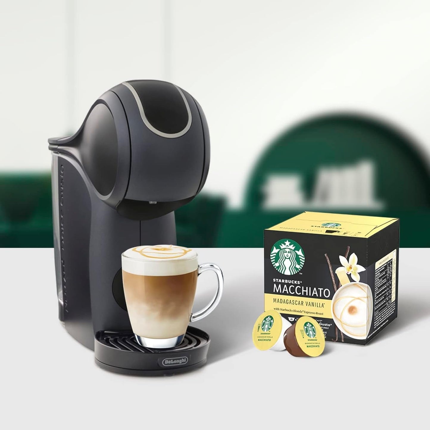 STARBUCKS Probierset, White Cup Variety Pack od Nescafé Dolce Gusto Kaffeekapseln & Vanilla Macchiato od Nescafé Dolce Gusto Kaffeekapseln 6 x 12 (72 kapslí, 36 porcí)